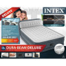 Надувная кровать INTEX Ultra Plush 64448, 152×236×86 см, встроенный насос 220–240 В